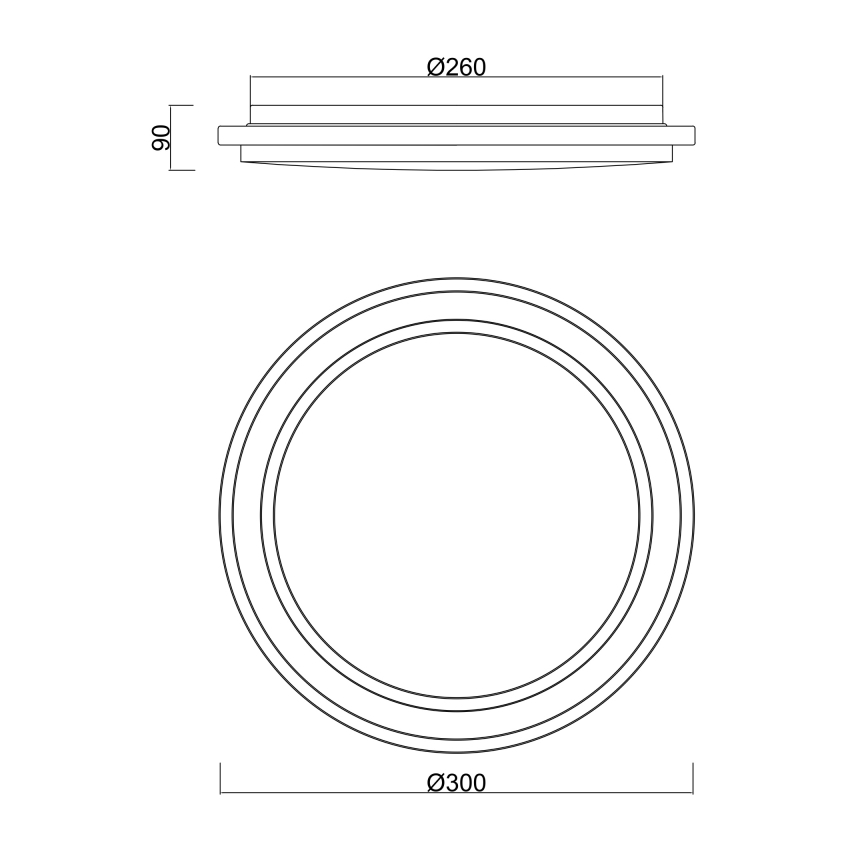 Globo - LED-Badezimmer-Deckenleuchte mit Sensor LED/18W/230V IP44