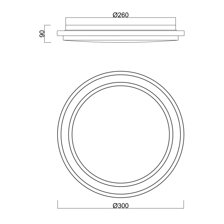 Globo - Lampada da bagno a LED con sensore LED/18W/230V IP44