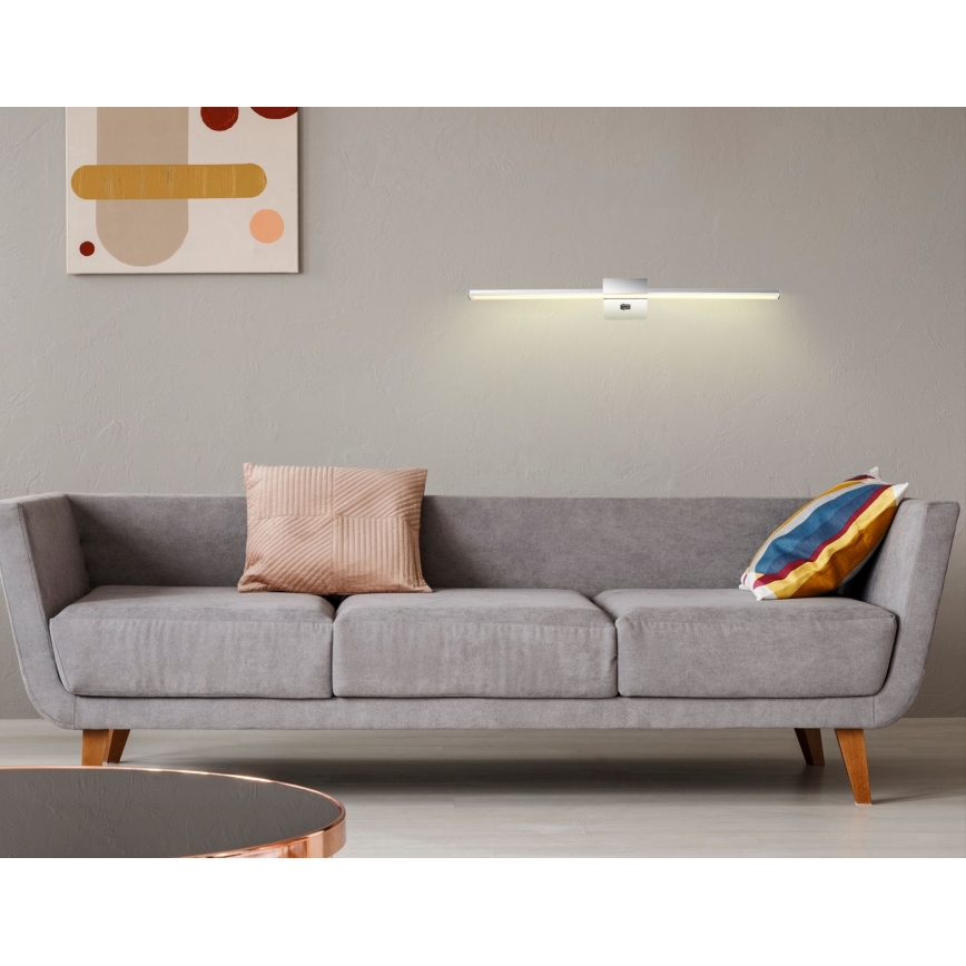 Globo - LED-Bilderleuchte LED/12W/230V 61,5 cm glänzendes Chrom