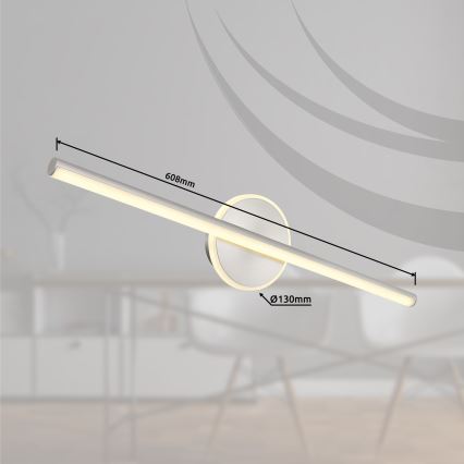 Globo - Illuminazione a LED per specchi da bagno LED/10W/230V 60,8 cm IP44 cromo lucido