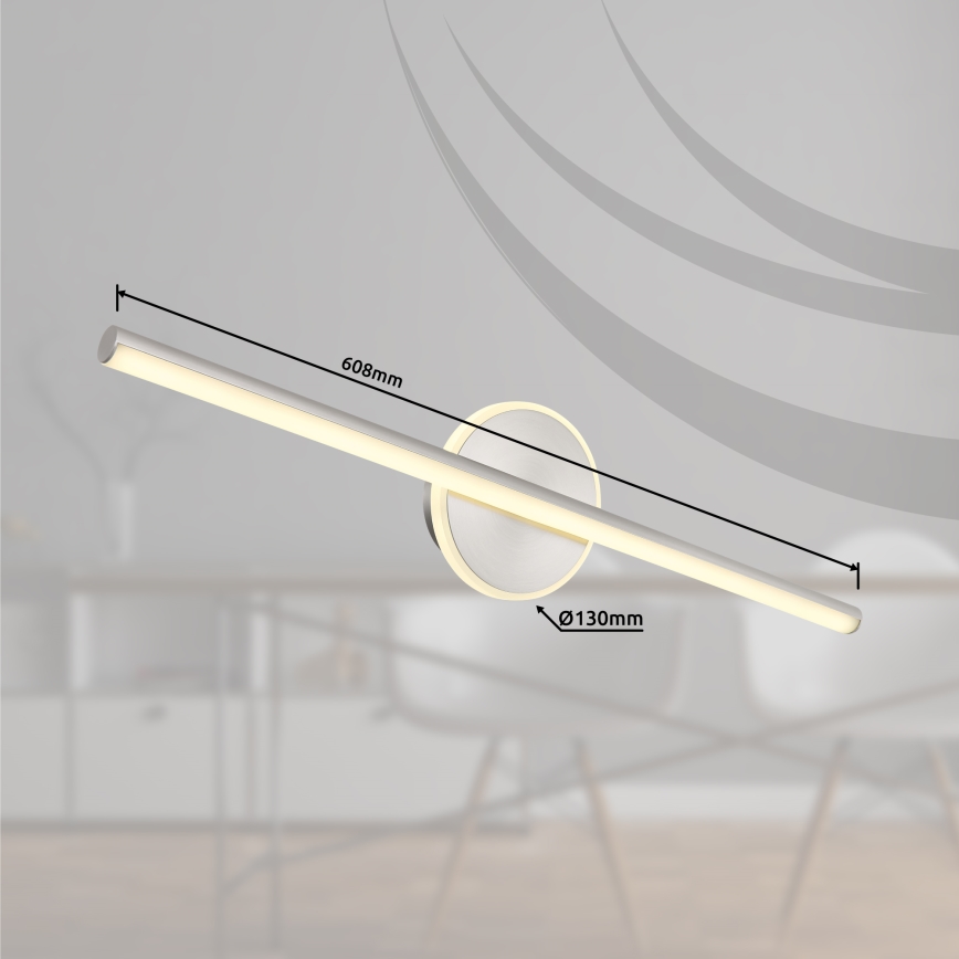 Globo - Illuminazione a LED per specchi da bagno LED/10W/230V 60,8 cm IP44 cromo lucido