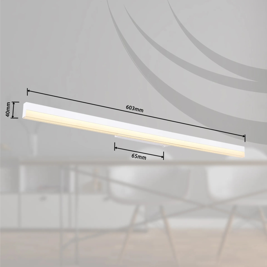 Globo - Applique a LED LED/18W/230V 3000/6000K 80 cm bianco