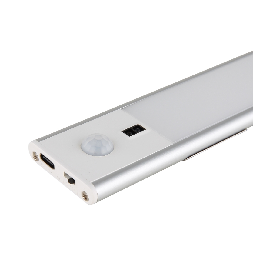 Globo 42408 - Luce LED dimmerabile ricaricabile sotto il mobile della cucina TRISTAN 1,4W/5V 1100mAh 24 cm