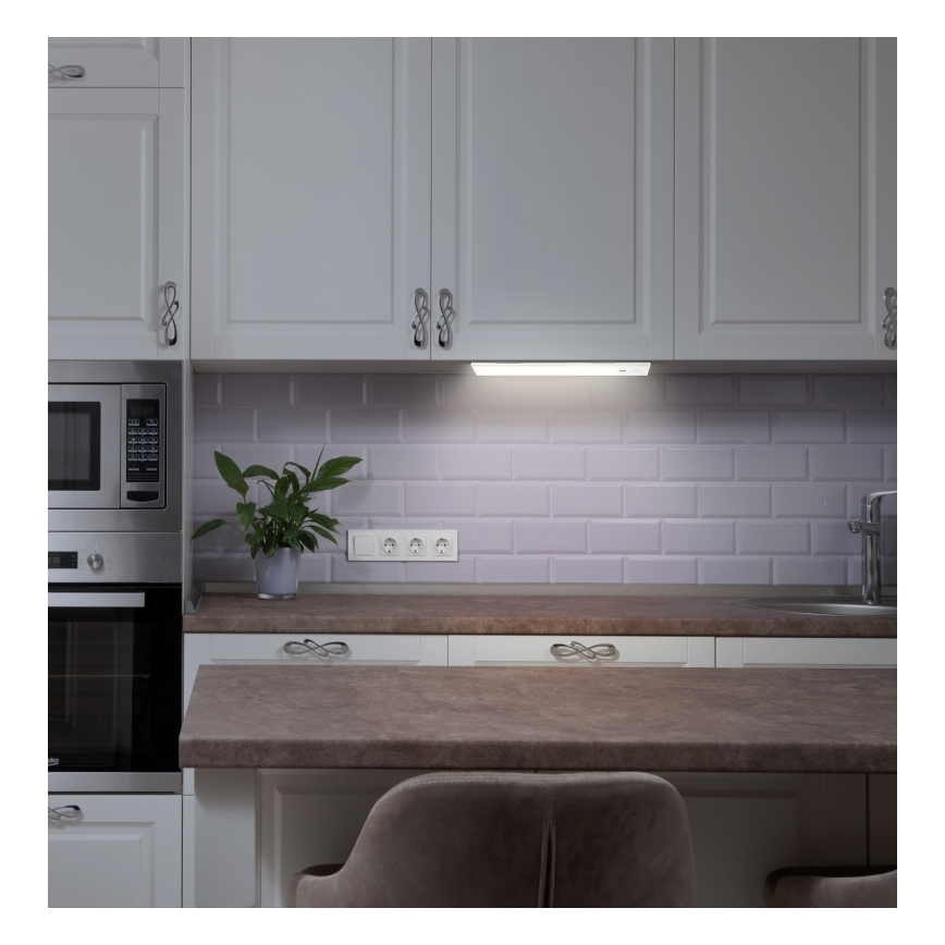 Globo - Réglette de cuisine à intensité variable rechargeable LED/1,4W/5V 4000K 1100 mAh 24 cm