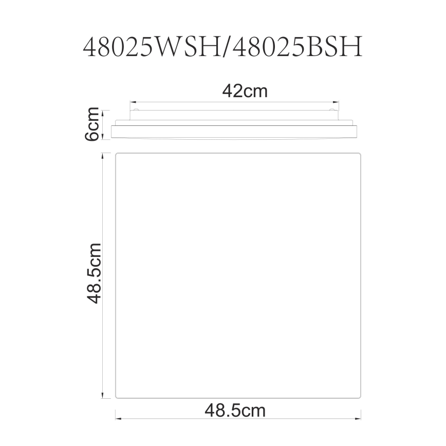 Globo - Plafonnier LED dimmable 24W/230V Wi‑Fi Tuya + télécommande