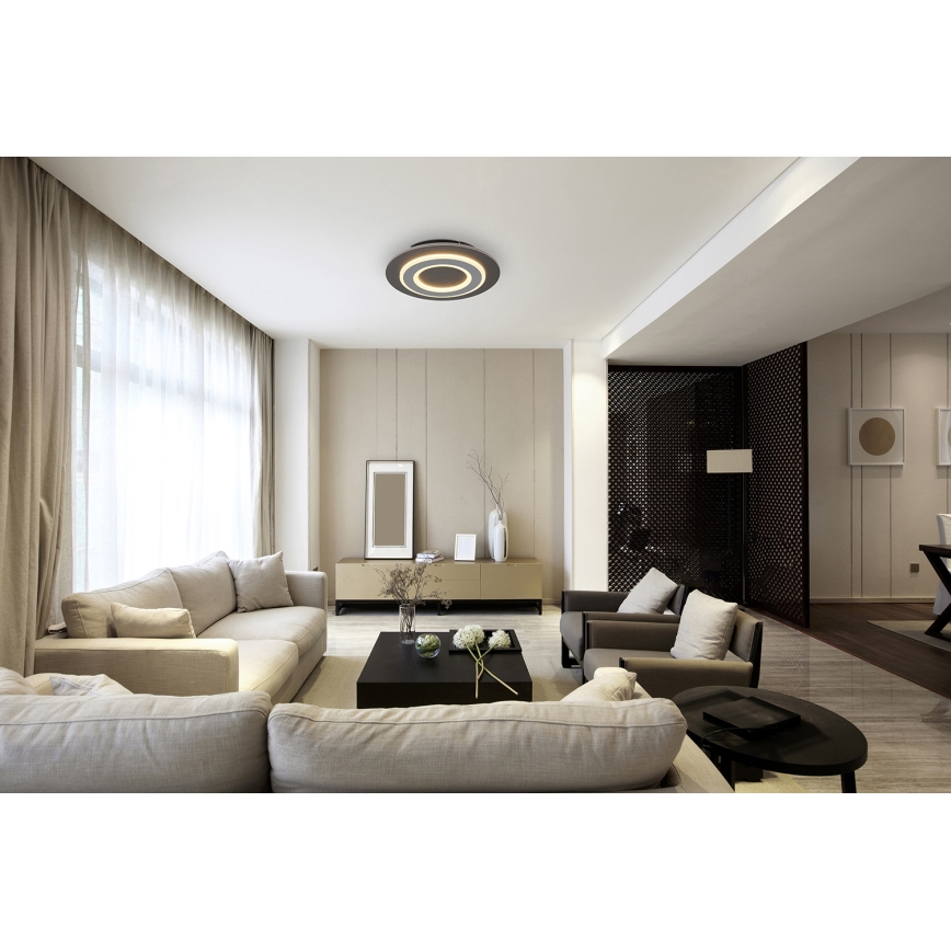Globo - Plafoniera LED LED/24W/230V 3000K diametro 32 cm antracite