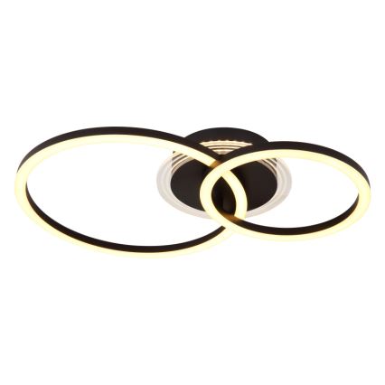 Globo - Plafoniera LED LED/30W/230V 2700/4500/6500K diametro 33x50 cm nero