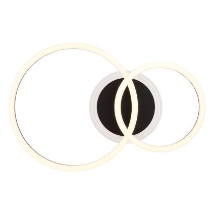 Globo - Plafonnier LED LED/30W/230V 2700/4500/6500K Ø 33x50 cm noir