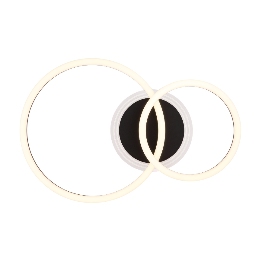 Globo - Plafonnier LED/30W/230V 2700/4500/6500K d. 33x50 cm noir
