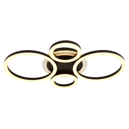 Globo - Lampada da soffitto LED LED/40W/230V 2700/4500/6500K Ø 35,5x53 cm nero