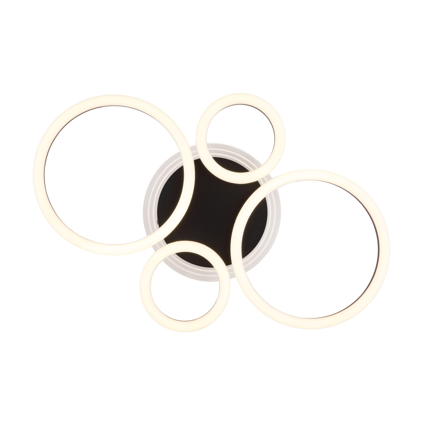 Globo - LED Deckenleuchte LED/40W/230V 2700/4500/6500K Ø 35,5x53 cm schwarz