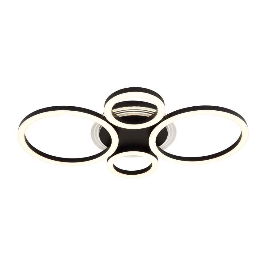 Globo - Plafonnier LED LED/40W/230V 2700/4500/6500K Ø 35,5x53 cm noir