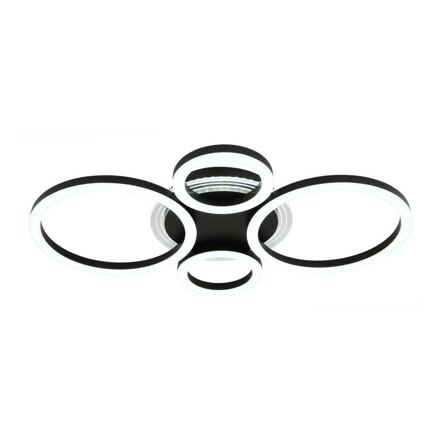 Globo - Plafonnier LED LED/40W/230V 2700/4500/6500K Ø 35,5x53 cm noir