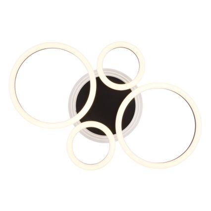 Globo - Plafonnier LED/40W/230V 2700/4500/6500K d. 35,5x53 cm noir