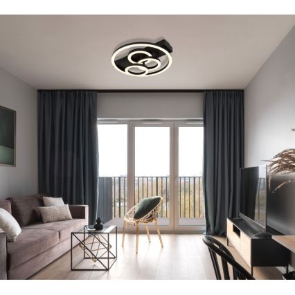 Globo - Dimmbare LED-Deckenleuchte LED/40W/230V 2700-6500K d 35x33 cm + Fernbedienung