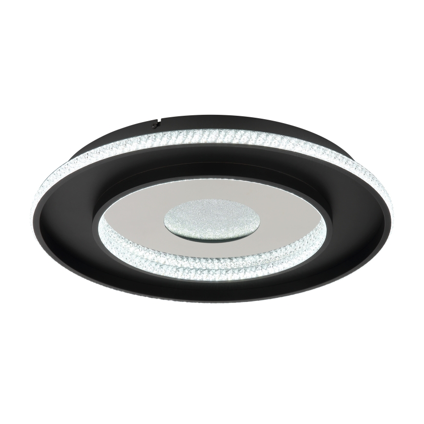 Globo - LED dimmbare Deckenleuchte LED/30W/230V 2700-6500K Ø 52,5 cm schwarz + Fernbedienung