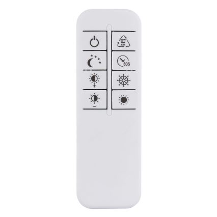 Globo - Lampadario a sospensione con filo LED dimmerabile LED/54W/230V 2700-6500K diametro 60 cm nero + telecomando