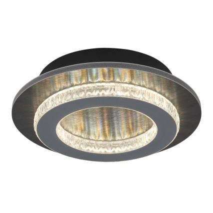 Globo - LED-Deckenleuchte LED/12W/230V 3000/4000/6500K Ø 20 cm anthrazit