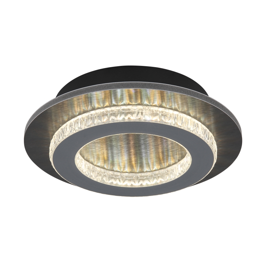 Globo - LED-Deckenleuchte LED/12W/230V 3000/4000/6500K Ø 20 cm anthrazit