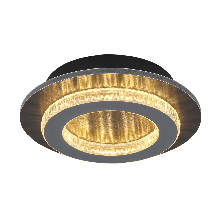 Globo - LED-Deckenleuchte LED/12W/230V 3000/4000/6500K Ø 20 cm anthrazit