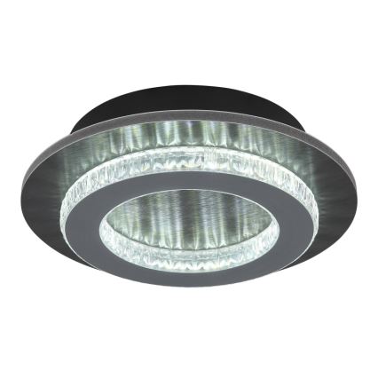 Globo - LED-Deckenleuchte LED/12W/230V 3000/4000/6500K Ø 20 cm anthrazit