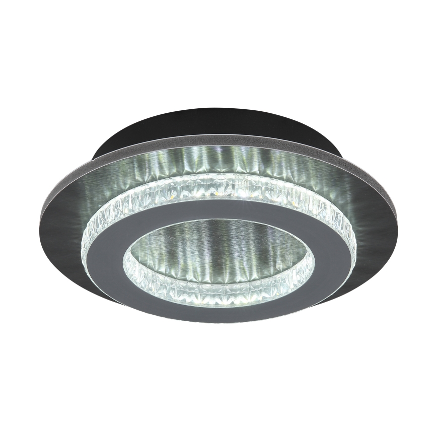 Globo - LED-Deckenleuchte LED/12W/230V 3000/4000/6500K Ø 20 cm anthrazit