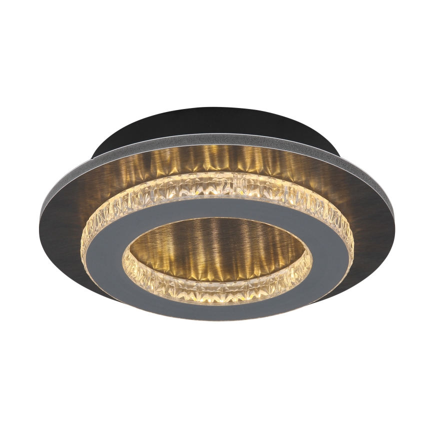 Globo - LED-Deckenleuchte LED/12W/230V 3000/4000/6500K Ø 20 cm anthrazit