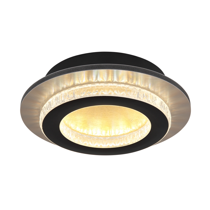 Globo - LED-Deckenleuchte LED/12W/230V 3000/4000/6500K Ø 20 cm schwarz