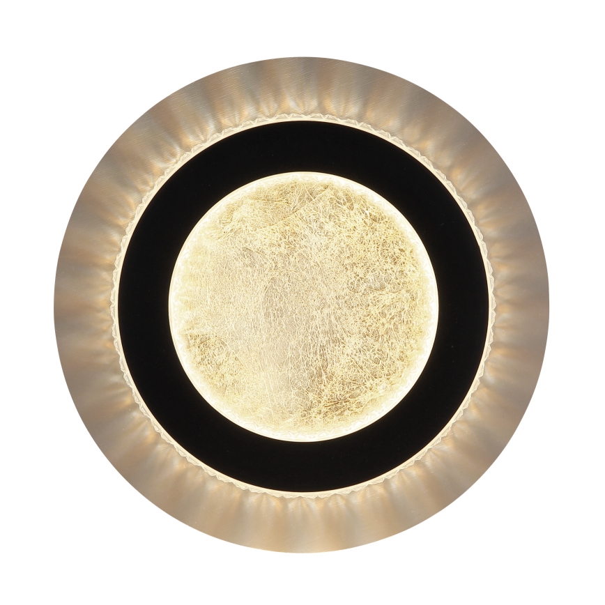 Globo - LED-Deckenleuchte LED/12W/230V 3000/4000/6500K Ø 20 cm schwarz