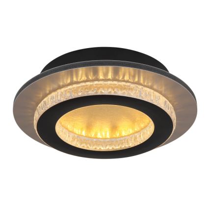 Globo - LED-Deckenleuchte LED/12W/230V 3000/4000/6500K Ø 20 cm schwarz
