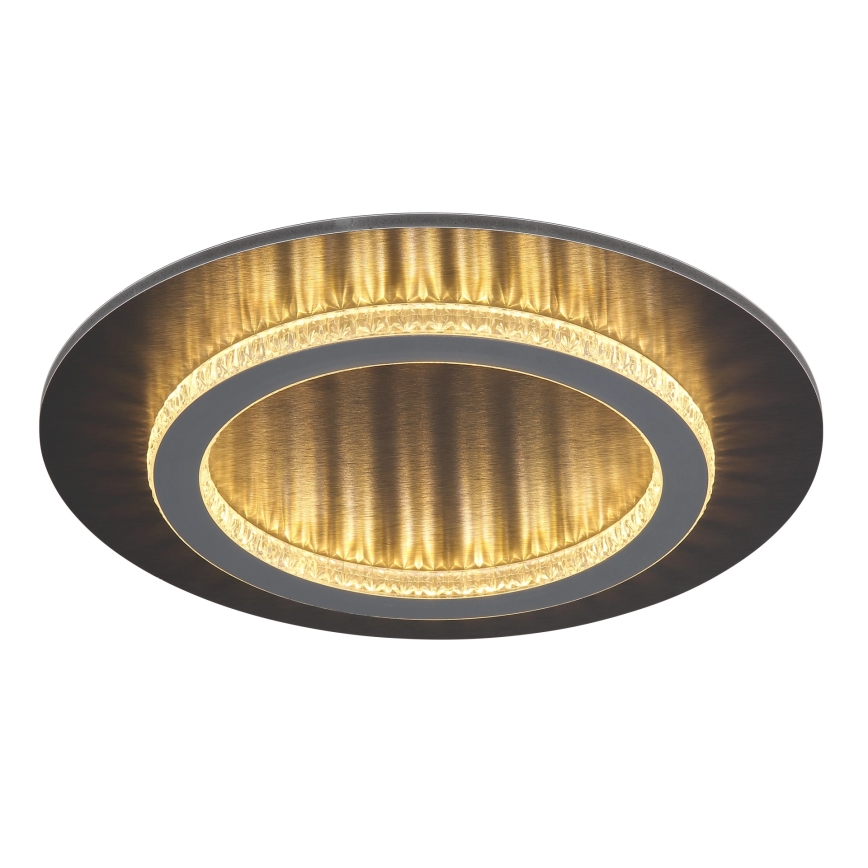 Globo – LED-Deckenleuchte LED/24 W/230 V 3000/4000/6500 K Ø 35 cm Anthrazit
