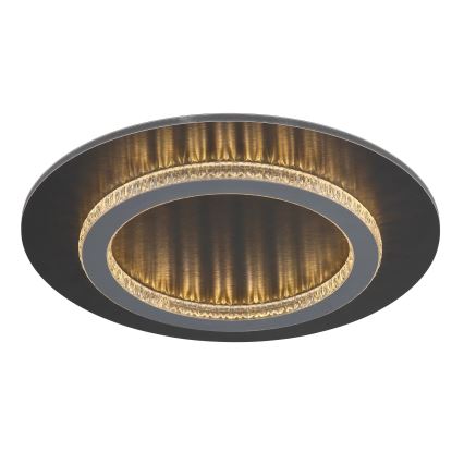 Globo – LED-Deckenleuchte LED/24 W/230 V 3000/4000/6500 K Ø 35 cm Anthrazit