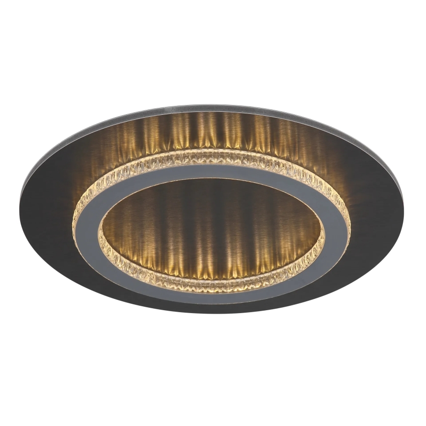 Globo – LED-Deckenleuchte LED/24 W/230 V 3000/4000/6500 K Ø 35 cm Anthrazit