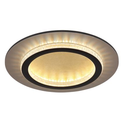 Globo - LED-Deckenleuchte LED/24W/230V 3000/4000/6500K Ø 35 cm schwarz