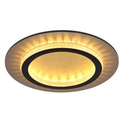 Globo - LED-Deckenleuchte LED/24W/230V 3000/4000/6500K Ø 35 cm schwarz