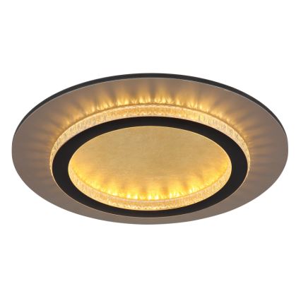 Globo - LED-Deckenleuchte LED/24W/230V 3000/4000/6500K Ø 35 cm schwarz