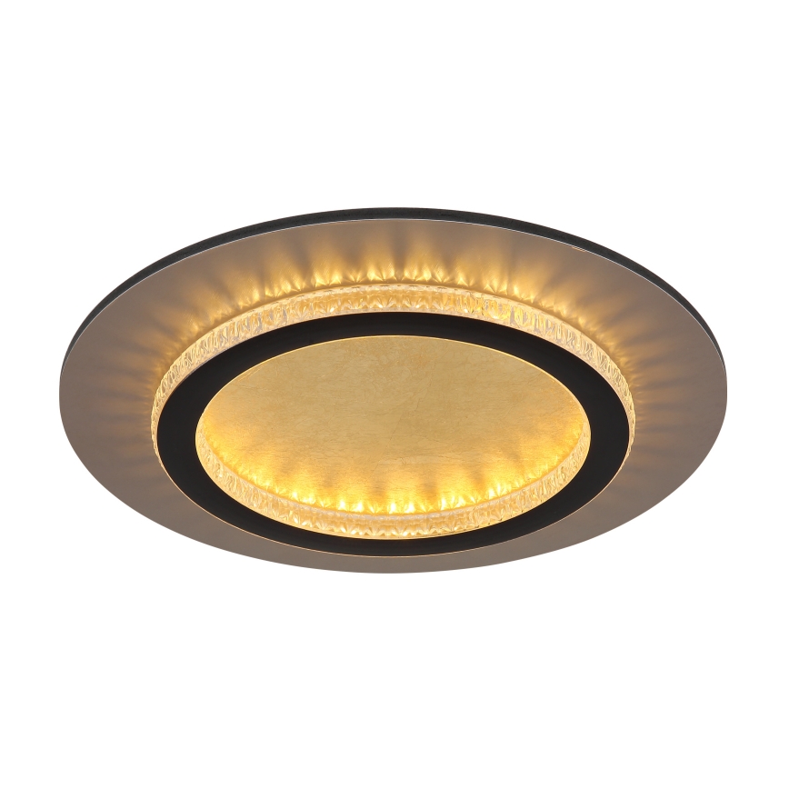 Globo - LED-Deckenleuchte LED/24W/230V 3000/4000/6500K Ø 35 cm schwarz