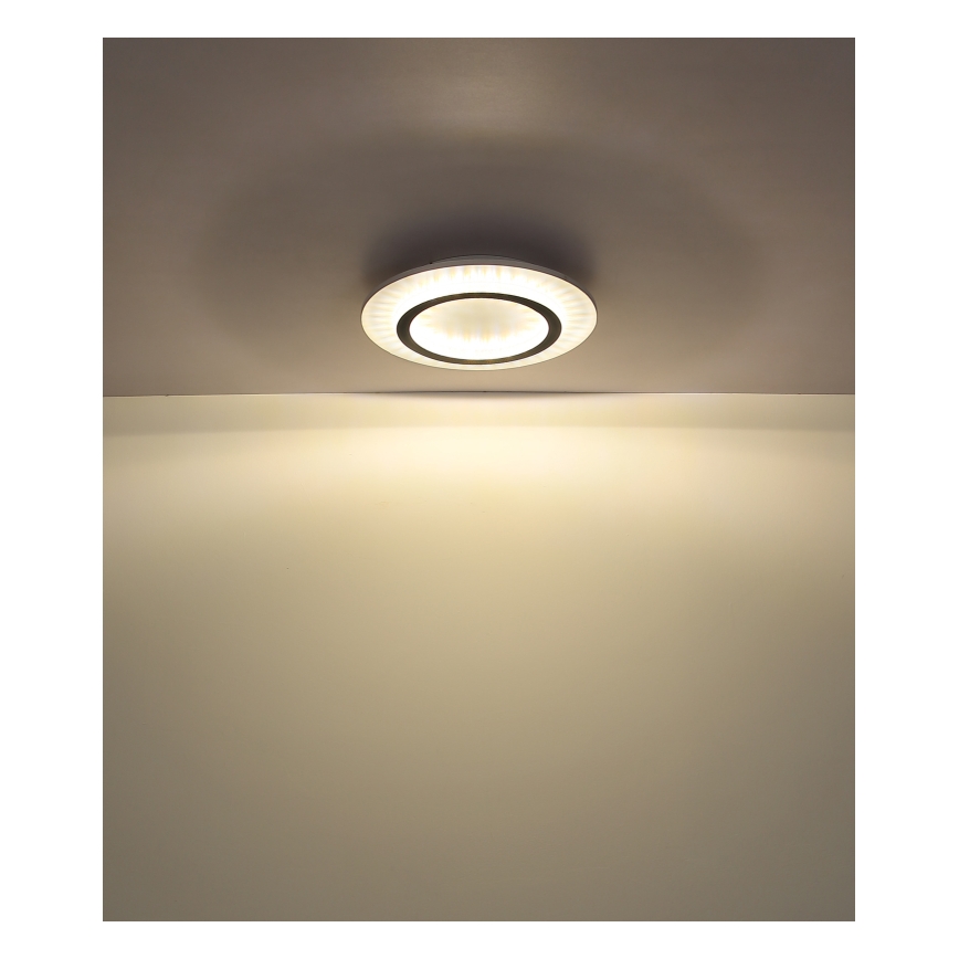 Globo - LED-Deckenleuchte LED/24W/230V 3000/4000/6500K Ø 35 cm weiß