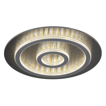 Globo - dimmbare LED-Deckenleuchte LED/40W/230V 3000-6500K Ø 45 cm anthrazit + Fernbedienung