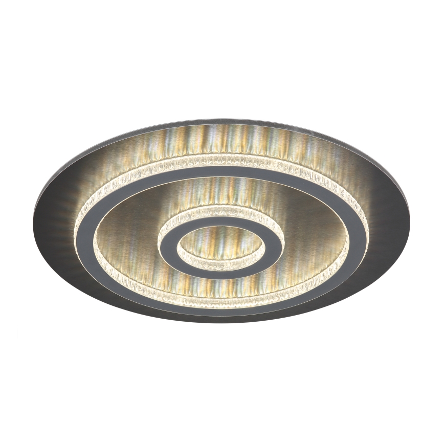 Globo - dimmbare LED-Deckenleuchte LED/40W/230V 3000-6500K Ø 45 cm anthrazit + Fernbedienung