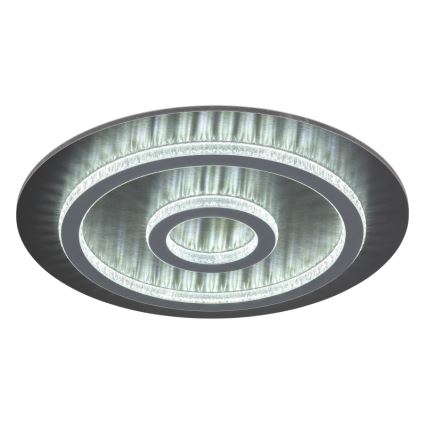 Globo - dimmbare LED-Deckenleuchte LED/40W/230V 3000-6500K Ø 45 cm anthrazit + Fernbedienung