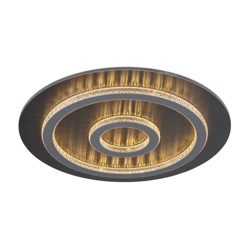 Globo - dimmbare LED-Deckenleuchte LED/40W/230V 3000-6500K Ø 45 cm anthrazit + Fernbedienung