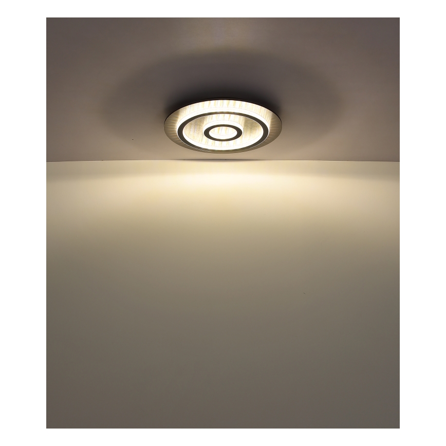 Globo - dimmbare LED-Deckenleuchte LED/40W/230V 3000-6500K Ø 45 cm anthrazit + Fernbedienung