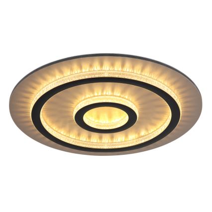 Globo 48042-40G - JAYDEN Lampada da soffitto dimmerabile a LED 40W/230V Ø 45 cm, nero + telecomando