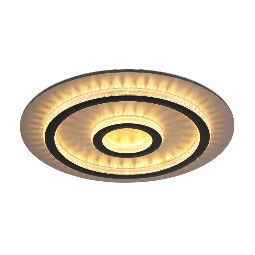 Globo 48042-40G - JAYDEN Lampada da soffitto dimmerabile a LED 40W/230V Ø 45 cm, nero + telecomando