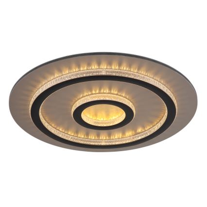 Globo 48042-40G - JAYDEN Lampada da soffitto dimmerabile a LED 40W/230V Ø 45 cm, nero + telecomando
