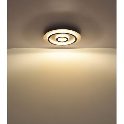 Globo 48042-40G - JAYDEN Lampada da soffitto dimmerabile a LED 40W/230V Ø 45 cm, nero + telecomando