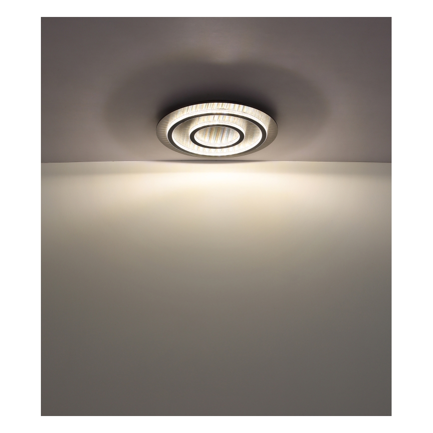 Globo 48042-60A - Lampada da soffitto LED dimmerabile JAYDEN 60W/230V Ø 55 cm antracite + telecomando