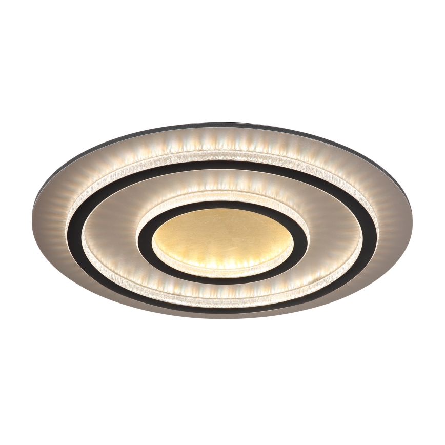 Globo 48042-60G - Lampada da soffitto LED dimmerabile JAYDEN 60W/230V diametro 55 cm nero + telecomando