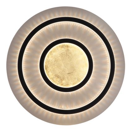 Globo 48042-60G - Lampada da soffitto LED dimmerabile JAYDEN 60W/230V diametro 55 cm nero + telecomando